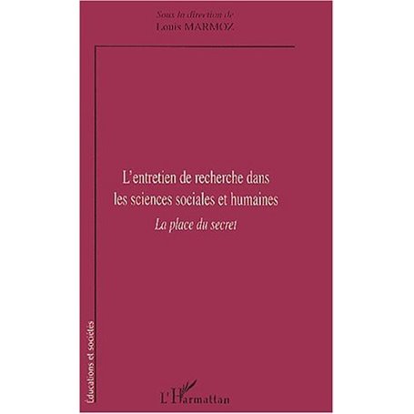 L'ENTRETIEN DE RECHERCHE DANS LES SCIENCES SOCIALES ET HUMAINES