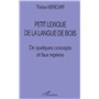PETIT LEXIQUE DE LA LANGUE DE BOIS