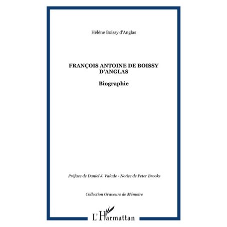 FRANÇOIS ANTOINE DE BOISSY D'ANGLAS