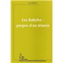 LES KABYLES : PROPOS D'UN TÉMOIN
