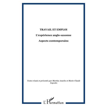 Travail et emploi