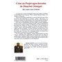 CRISE AU PROJET AGRO-FORESTIER DE DIOURBEL (SENEGAL)