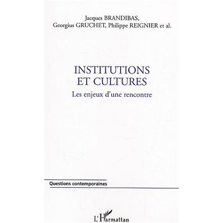 Institutions et cultures