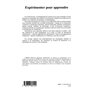 Expérimenter pour apprendre