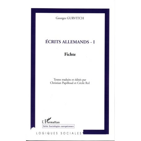 Ecrits allemands - I