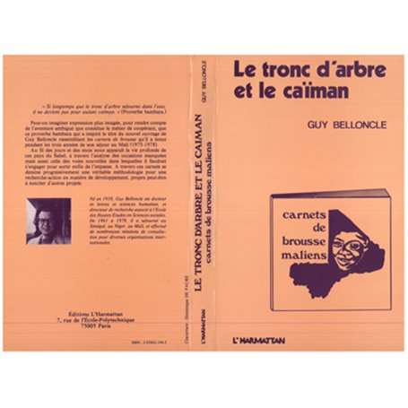 Le tronc d'arbre et le caïman