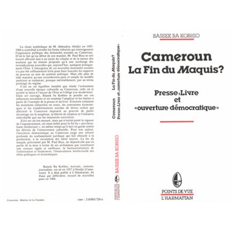 Cameroun, la fin du maquis?
