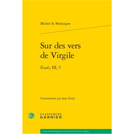 Sur des vers de Virgile