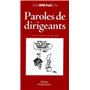 Paroles de dirigeants
