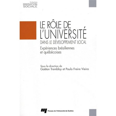 ROLE DE L'UNIVERSITE DANS LE DEVELOPPEMENT LOCAL