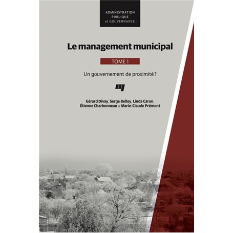 Le management municipal, Tome 1