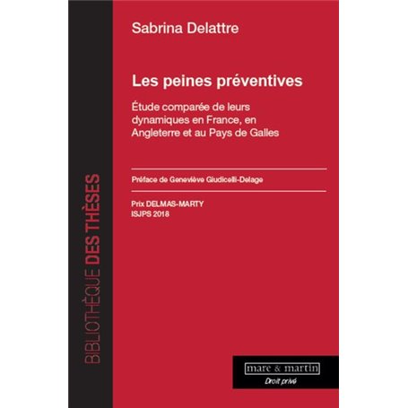 Les peines préventives
