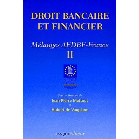 Droit bancaire et financier