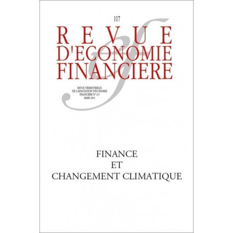 Changement climatique et finance durable - N°117 - Mars 2015