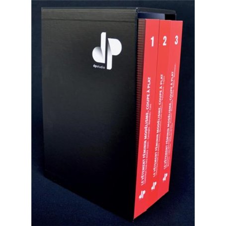 Coffret Tomes 1, 2, 3 - Le vêtement féminin, modélisme coupe à plat