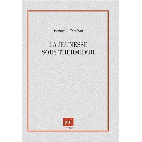 La jeunesse sous thermidor
