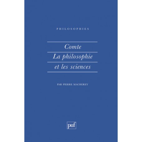 Comte. La philosophie et les sciences
