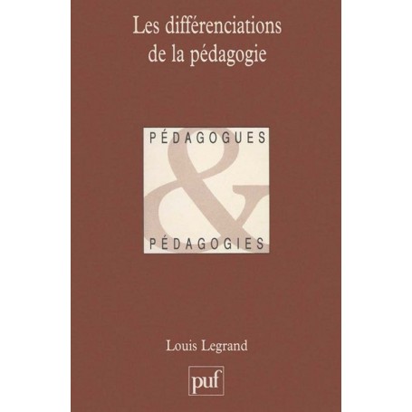 Les différenciations de la pédagogie