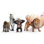 Figurines d'animaux Schleich 42387 Wild Life: Safari 4 Pièces Plastiqu