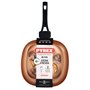 Poêle à Griller Lisse Pyrex Action Carré Métal Ø 28 cm