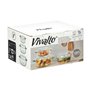 Casseroles Lot Verre Borosilicaté Transparent 700 ml 1 L 1,5 L (4 Unit