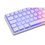 Clavier Gaming - THE G-LAB - KEYZ-HYDROGEN-W/FR - Membrane 60% Blanc