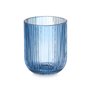 Verre Rayures Bleu Verre 270 ml (6 Unités)