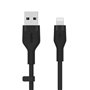 Câble USB vers Lightning Belkin CAA008BT3MBK Noir 3 m
