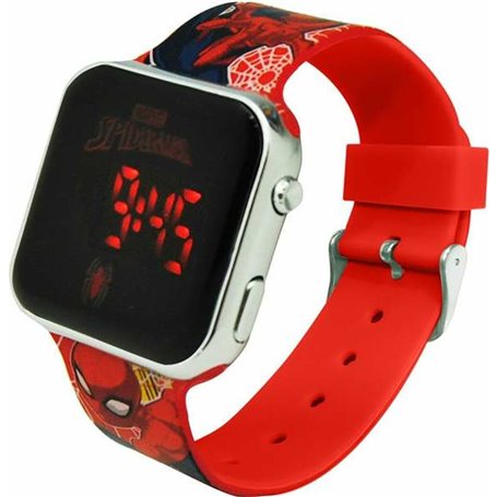 Horloge numérique Spider-Man Écran LED Rouge Ø 3,5 cm