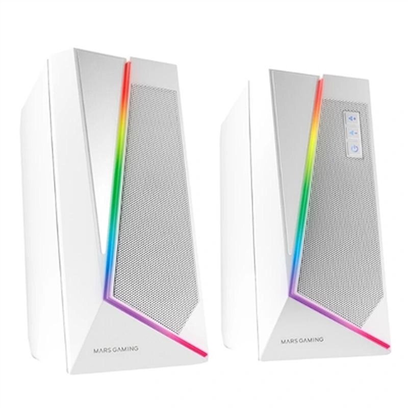 Haut-Parleurs bluetooth Mars Gaming MS7W Blanc