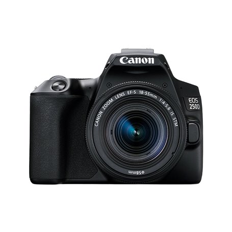 Canon EOS 250D + EF-S 18-55mm f/4-5.6 IS STM Kit d'appareil-photo SLR 24,1 MP cmOS 6000 x 4000 pixels Noir 194,46 €