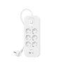 Multiprise 6 Prises avec Interrupteur Belkin Connect SRB002VF2M Blanc 