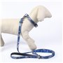 Laisse pour Chien Stitch Gris Bleu M
