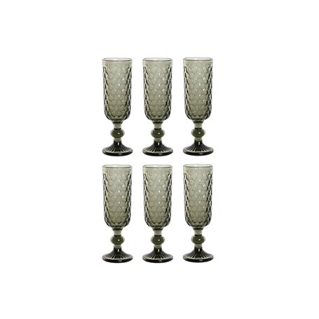 Set de Verres Home ESPRIT Verre 150 ml (6 Unités)