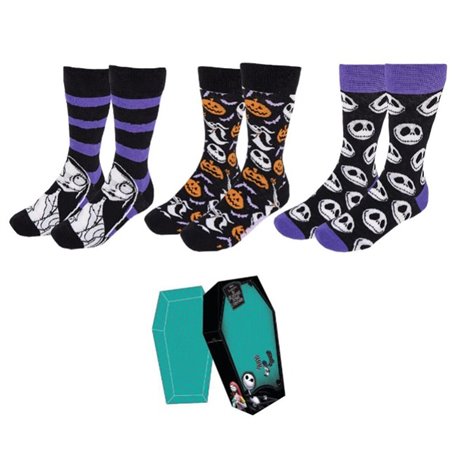Chaussettes The Nightmare Before Christmas 3 Pièces Multicouleur 40-46