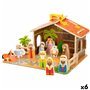 Crèche de Noël Woomax 20 Pièces 29,5 x 16,5 x 22 cm (6 Unités)