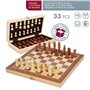Jeu d'Échecs Colorbaby Bois (6 Unités)