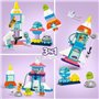 LEGO 10422 DUPLO L'Aventure en Navette Spatiale 3-en-1. Jouet de Const