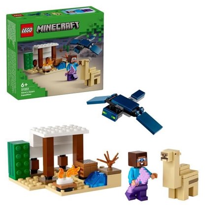 LEGO 21251 Minecraft L'Expédition de Steve dans le Désert. Jouet de Je