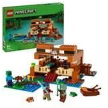 LEGO 21256 Minecraft La Maison de la Grenouille. Jouet avec Figurines 