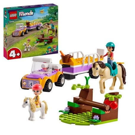 LEGO 42634 Friends La Remorque du Cheval et du Poney. Jouet avec Figur