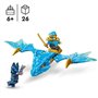 LEGO 71802 NINJAGO L'Attaque du Dragon Rebelle de Nya. Jouet Ninja de 