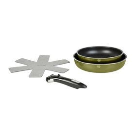 Batterie de cuisine amovible 4 pieces SITRAM en aluminium pressé recyc