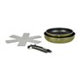 Batterie de cuisine amovible 4 pieces SITRAM en aluminium pressé recyc