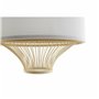 Suspension DKD Home Decor Blanc Polyester Bambou (40 x 40 x 52 cm)
