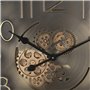 Horloge Murale Doré Fer 60 x 8 x 60 cm