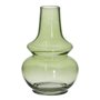 Vase Vert Verre 13 x 13 x 19 cm