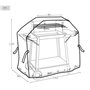 Housse de protection pour barbecue Aktive Noir 4 Unités 142 x 120 x 60