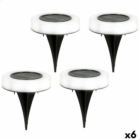 Set de bornes de jardin solaires Aktive 4 Pièces ABS 10,5 x 12,5 x 10,