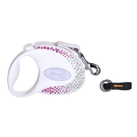 Laisse pour Chien Flexi Glam Composition with Swarovski crystals 3 m B
